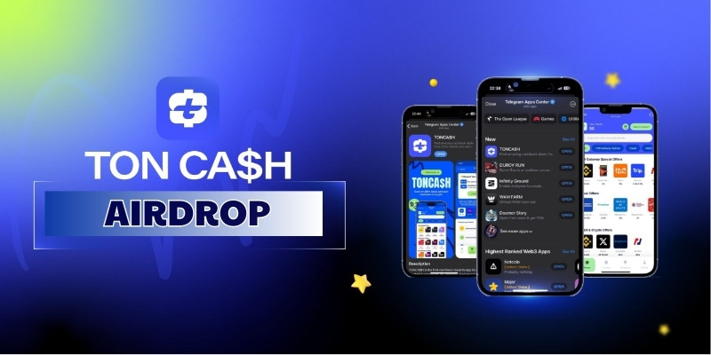 Các bước tham gia TONCA$H Airdrop