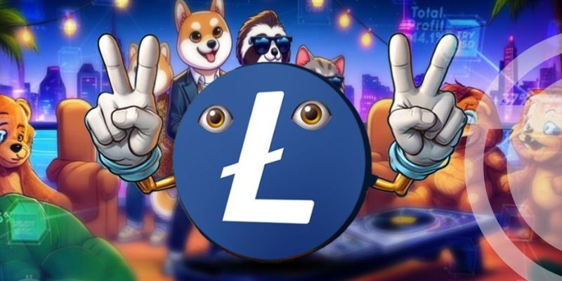 Memecoin Litecoin Mascot